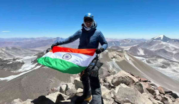 உலகின் மிக உயரமான எரிமலையான 'ஓஜோஸ் டெல் சலாடோ'வை கேரளாவின் ஷேக் ஹாசன் அளந்தார்