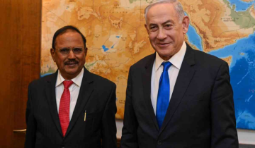 NSA Ajit Doval meets Israeli PM Netanyahu, Discussion over Humanitarian Aid in Gaza