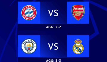 Real Madrid triumphs over Man City in penalty shootout; Bayern dominates Arsenal