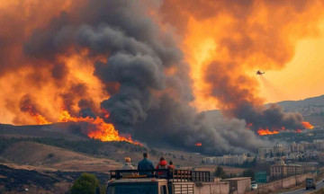 Israel goes up in Flames on 'Independance Day', The internet dubs it Karma for the Gazan Genocide