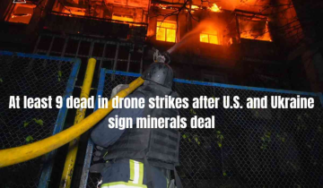 At least 9 Dead in Drone Strikes After Ukraine, US Sign Historic Mineral Deal