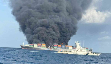INS Surat's Heroic Rescue: 18 Crew Saved from Blaze-Hit MV Wan Hai 503, 4 Still Missing