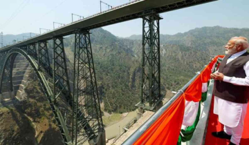 Chenab Bridge Inaugurated by PM Modi | World's Highest Railway Bridge in J&K
