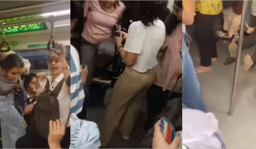 Snake Scare in Delhi Metro Ladies Coach | Viral Video Sparks Panic & Reactions