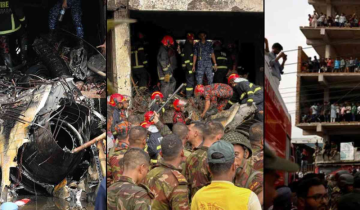 Jet Crash in Dhaka Kills 16 Students, 2 Teachers and Pilot