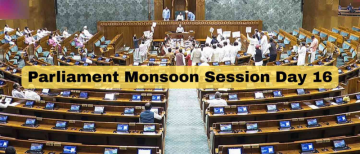 Parliament Monsoon Session Day 16: INDIA bloc MPs’ protest march to EC HQs stopped; several detained