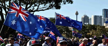 Thousands protest immigration surge as more Indians arrive in Australia over five years