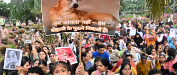 Protests at Delhi’s Rohini ABC Centre Over Inhumane Behaviour Towards Dogs