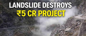 Massive Landslide Destroys ₹5 Crore Bridge in Himachal Just Before Completion