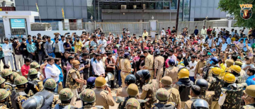 Noida Factory Workers Protest Over Huge Salary Gap with Haryana