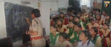 Bihar Lady SP Teaches English At Girls School Wins Hearts