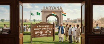Why Was Tamil The Second Language of Haryana?
