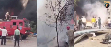 Massive Fire at Pithampur Plastic Factory: 100 Workers Narrowly Escape!