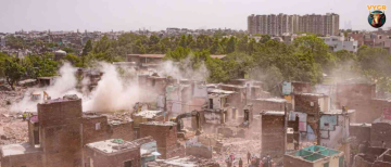 Jaipur Bulldozer Action: Over 200 Illegal Structures Demolished!