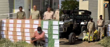 Smugglers Hide ₹22 Lakh Liquor Under Fodder in Khargone, MP