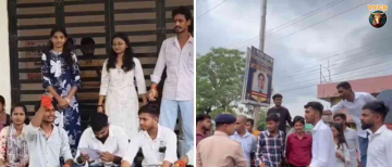 Massive Student Protest at Krantisurya Tantya Bhil University Khargone Over Poor Facilities