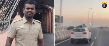 Tamil Nadu Cop Clings to Moving Car Roof in 40-km Chase to Stop Gutkha Smugglers