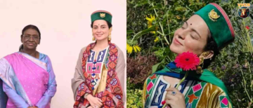 Kangana Ranaut Goes Full “Pahadi Girl” in Himachali Topi and Kullu-Embroidered Suit for Meeting With President Murmu