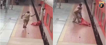 Real-Life Hero: RPF Officer Sonal Ingle Saves Woman from Falling Under Moving Train in Akola