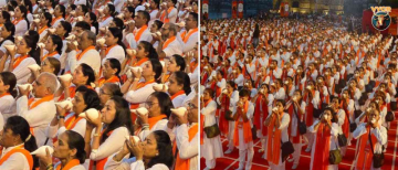 Nashik Breaks Guinness World Record: 517 People Blow Conch Shells to Shatter US Record